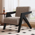 Single sofa chair popular richard solid wood lazy sofa milk tea shop coffee shop table and chair combination b&b sofa