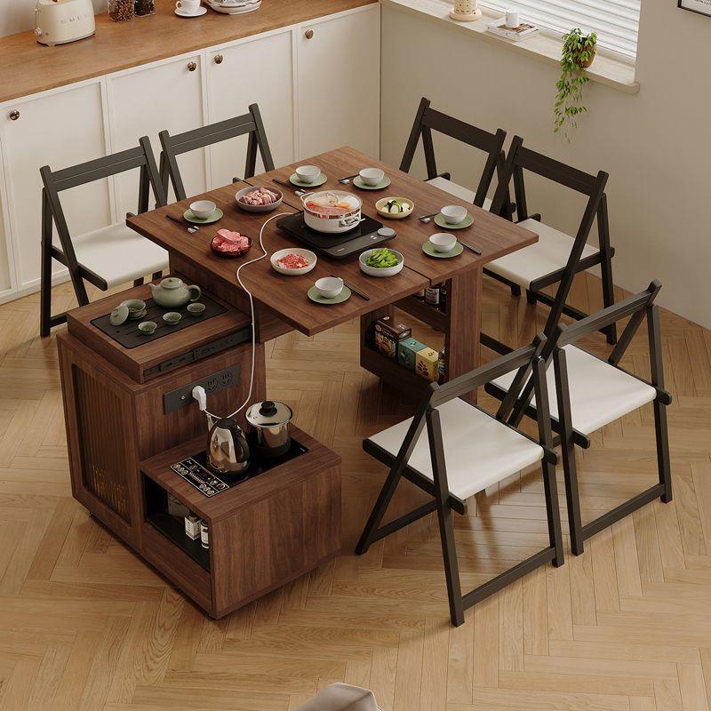Modern minimalist tea table sintered stone coffee table living room home tea table multifunctional tea brewing table balcony tea table and chairs