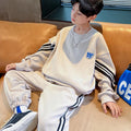 Boys' fall tracksuit set - new  collection - mid-to-large size boys' sweatshirt and sweatpants - spring/autumn casual trendy kids' clothing