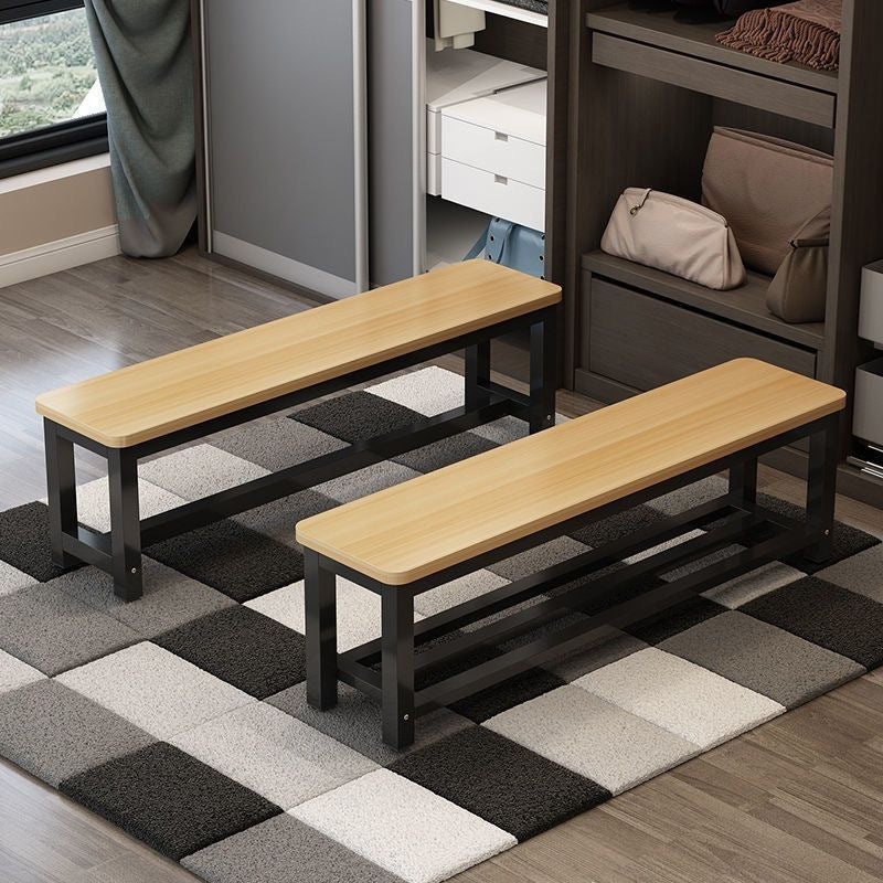 Long bench shoe changing bench for home bench dressing room bathroom dining table fitness clothing store stadium rest bench