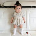 Summer bodysuit & dress set for baby girls - princess style - perfect for baby showers, first birthday celebrations, and adorable photoshoots!