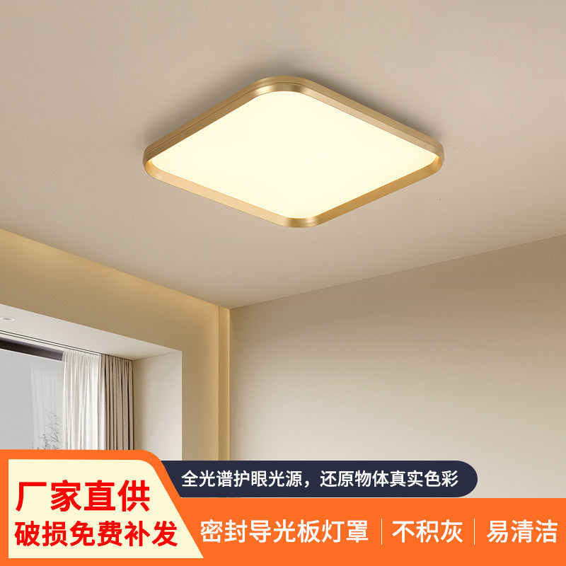 Zhongshan lamps led ultra-thin living room light hall main light without stroboscopic high display finger anti-blue light eye protection ceiling light