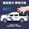 Kids' large police car, security pickup truck, swat rescue vehicle - sound & light musical toy car, realistic model