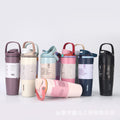 New arrival high-looking owala fruit cup outdoor portable satchel car cup 304 stainless steel straw thermos cup