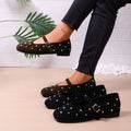spring/autumn new arrivals: women's flat shoes for cross-border e-commerce, plus sizes available. 0.5cm heel height difference. wholesale options available. dropshipping to  and