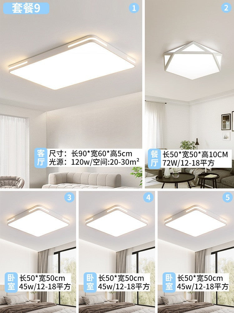 LED ultra-thin living room hall main light Zhongshan home improvement lighting intelligent voice-activated room bedroom advanced ceiling light