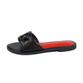 2025 summer new women's flip-flops: trendy & unique flat sandals with low heel and round toe