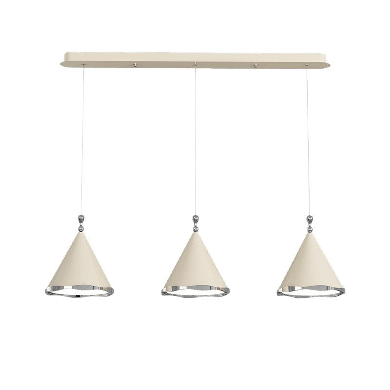 Medieval restaurant chandelier, retro wabi-sandy wind full spectrum eye protection led light 2025 new dining table bar lighting