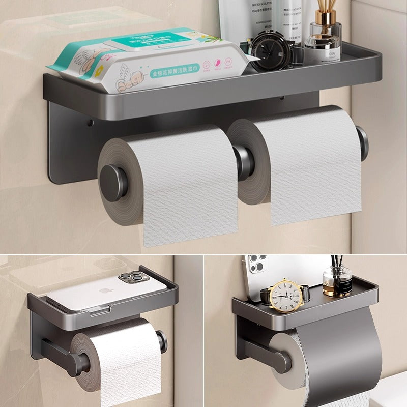 Bathroom toilet paper box high-end hotel toilet tissue box paper box storage rack roll paper rack bathroom storage rack