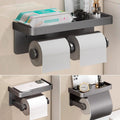 Bathroom toilet paper box high-end hotel toilet tissue box paper box storage rack roll paper rack bathroom storage rack