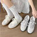 Ballet training sneakers for women, 2026 spring new arrivalchicniche stylek-styleflats breathable student casualwhite shoes