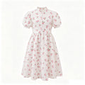 girls' dresses summer toddler  new floral print dress summer outfit kids girls chic princess dress