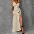 european and american cross-border new summer women's sleeveless vacation style maxi dress