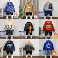 Boys' hoodie set - new  collection: stylish and trendy, fleece-lined cartoon hoodie two-piece outfit for autumn/winter