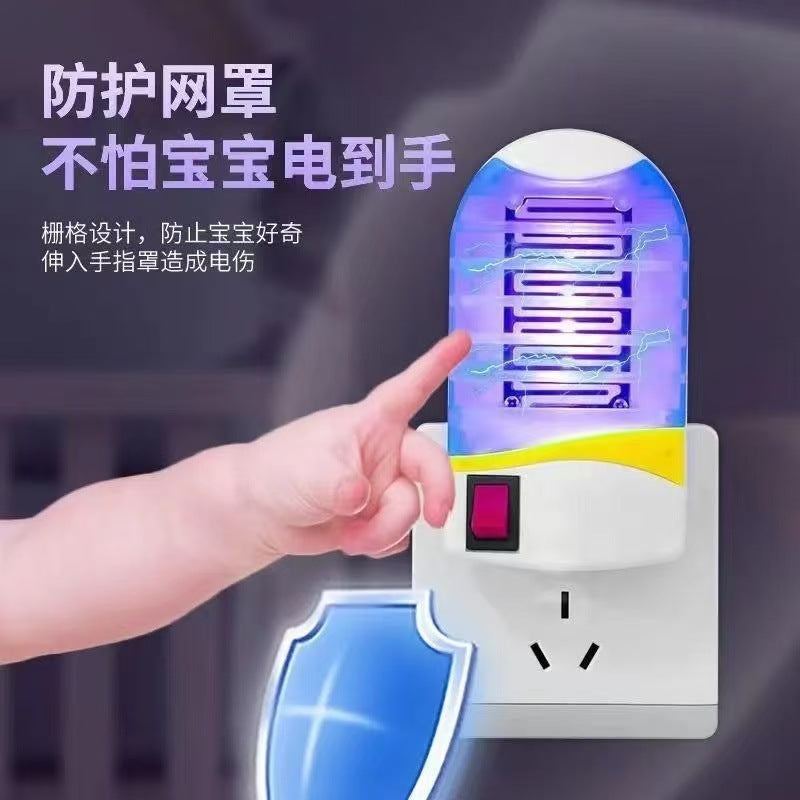 Fully automatic mosquito killer lamp - plug-in, home use, indoor mosquito control for bedrooms and dorms - powerful, silent, physical mosquito repellent