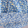 Girls' floral dress - new korean style for summer , featuring a peter pan collar, ruffle trim, and embroidery. wholesale children's dresses for export