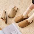Family kids birkenstock 2025new arrivaloutwear pedal retro lazy slippers for women and middle-aged childrenfashion toe-cap birkenstock
