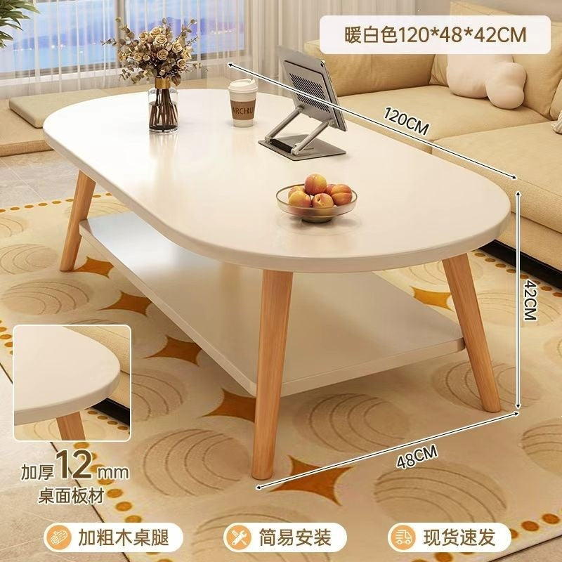 Coffee table modern casual rental house balcony low table living room small tea table hotel apartment bedroom sofa side table