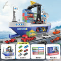 new giant cargo ship children's alloy car container set storage toys large ship model wholesale