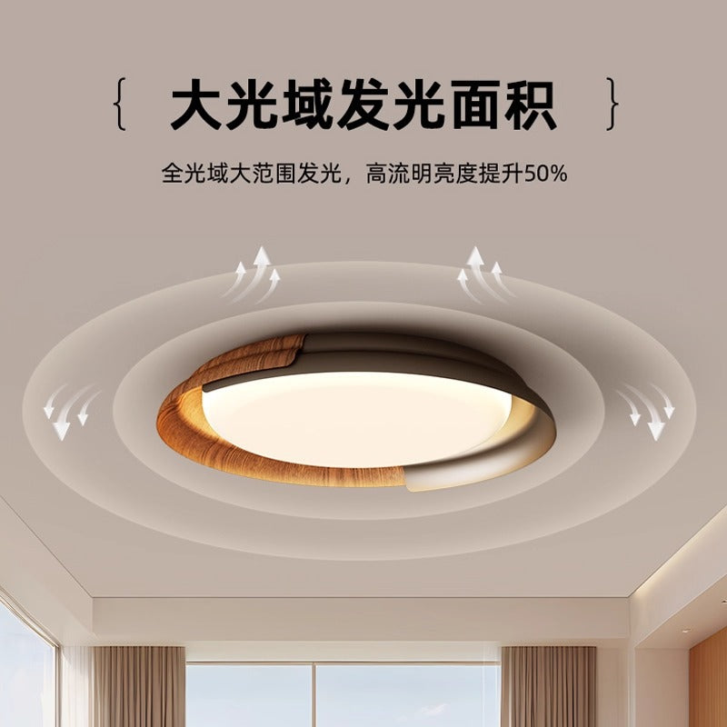 Circle of Light Full Spectrum Bedroom Ceiling Light Personality Round Minimalist Wabi Sanfeng Restaurant Study Eye Protection Lighting 1