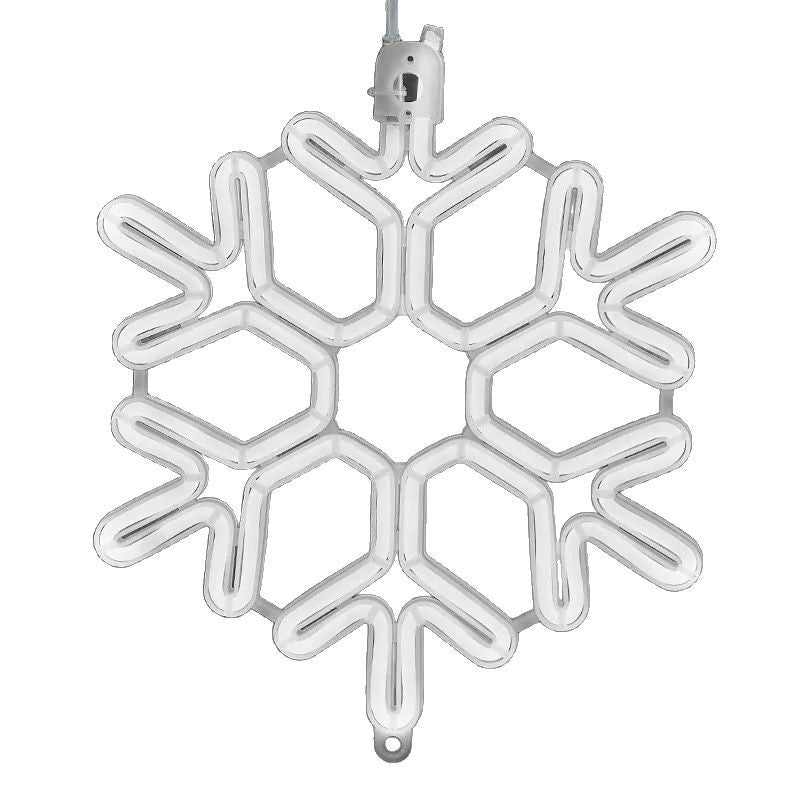 LED Flexible Light with Snowflake Modeling Light Festival Outdoor Tree Hanging Lantern Project Lighting Decoration Landscape Ambient Light