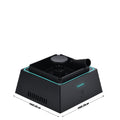 electronic ashtray air purifier - smart home aroma diffuser, odor eliminator, smoke remover, and silent operation