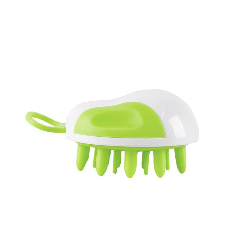 Clean Shampoo Brush Hair Salon Massage Scalp Home Bath Portable Soft Silicone Shampoo Brush