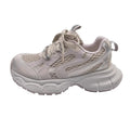 European style versatile parisian dad sneakers women's chunky platform casual shoes 2026 spring/summer mesh breathable outdoor athletic shoes