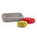 Modern minimalist bubble sofa - designer fabric, trending online, creative football art, curved sofa for home living room