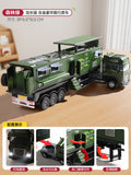 Large alloy trailer rv toy car kids' simulation car model camping truck off-road vehicle model for boys