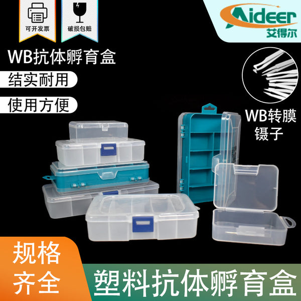 Western blot antibody incubator membrane box, washing membrane box, decolorizing box Immunohistochemical wet box Antibody small box