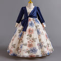 Export chiffon new arrivalkids dress pattern long sleeves princess dress little girl dresschildren dress