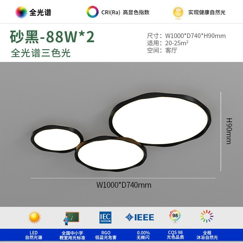 Full Spectrum Minimalist Living Room Light Modern Simple Atmosphere Bedroom Ceiling Light Bauhinia Eye Protection Main Light Zhongshan Lighting