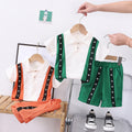 boys short-sleeved suit summer wear new arrivalkidsfashionable polo shirt baby t-shirt shorts two-piece set
