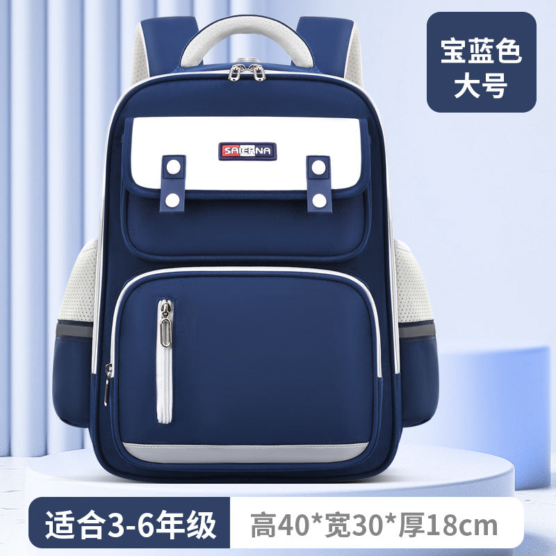 New 2023 multi-functional boys and girls backpack for grades 1-6 to reduce the burden and protect the spine, large capacity, schoolbag for primary school students