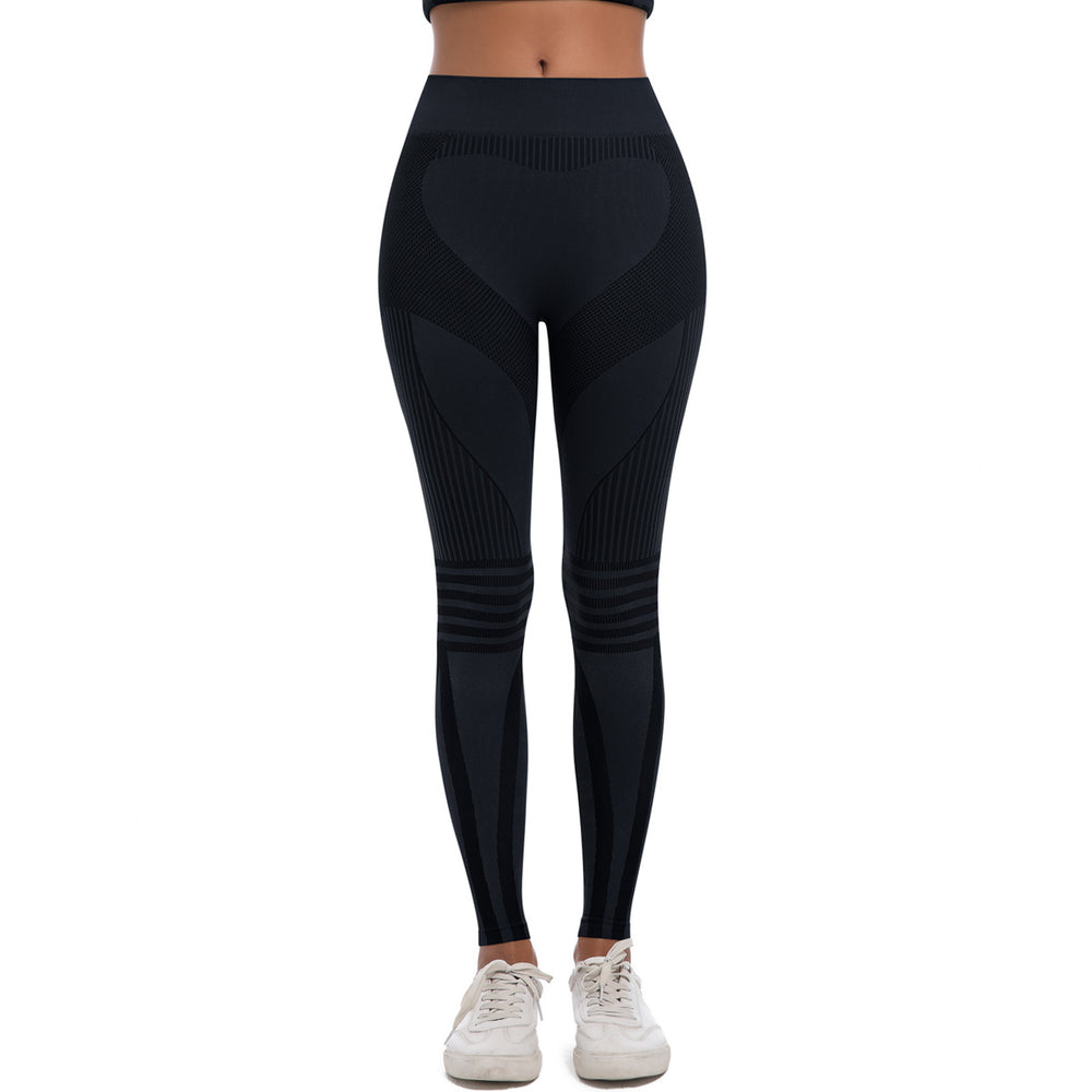 New arrival cross-border seamless knitting tight high elastic breathable ski suit high waist sports running fitness bottom yoga pants