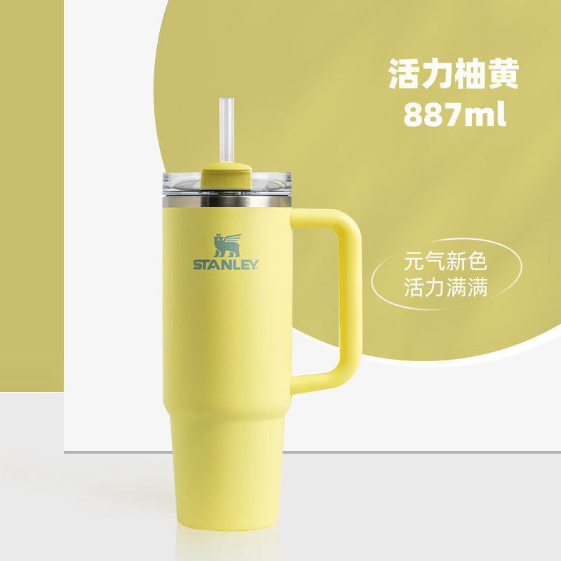 amazon giant stanley cup large capacity 304 stainless steel thermal insulation and cold outdoor car cup