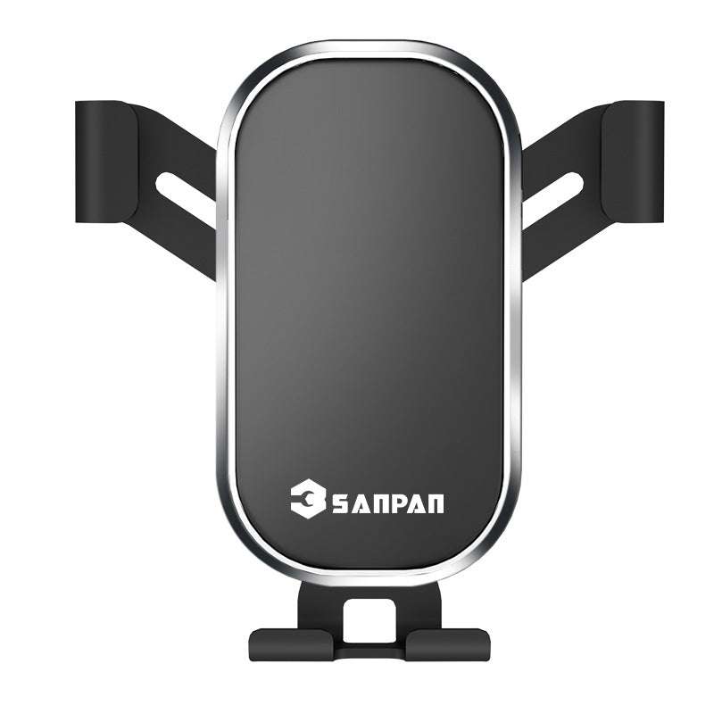 Automotive aluminum alloy air vent 360° rotating gravity phone holder - car anti-shake navigation support mount