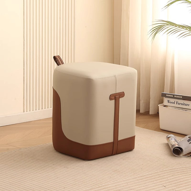 Bedroom makeup stool master bedroom dressing stool for home leather stool living room tea table stool coffee table stool round stool sofa stool