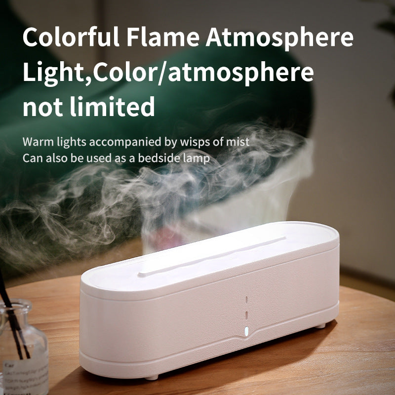 2026 new simulated flame aroma diffuser - usb desktop air humidifier for home, hotel, and cross-border e-commerce