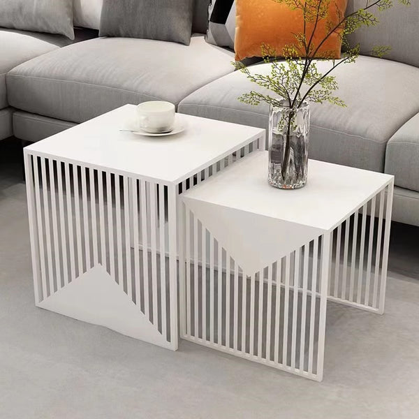 Nordic wrought iron sofa side a few living room corner a few small square tables small apartment combination coffee table bedside ornament shelf