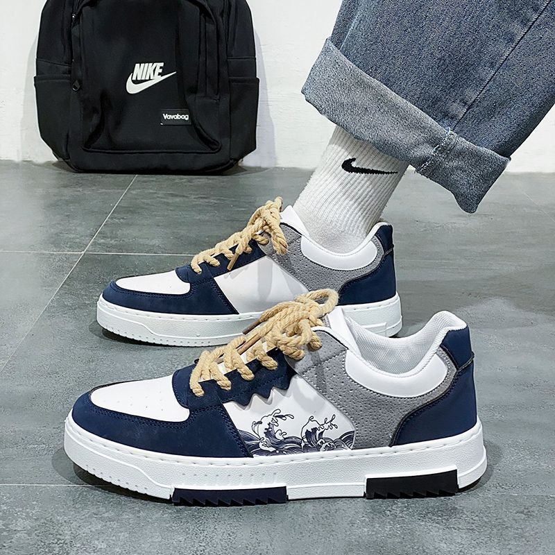 2025 spring new trendy versatile low-top men's sneakers - lightweight athletic casual shoes for students, popular online
