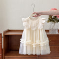 summer girls' dress - kids' floral a-line style, trendy casual princess dress, clearance sale on limited sizes