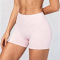 Amazon high-waisted butt-lifting yoga shorts - seamless peach lift, workout leggings, activewear, no camel toe