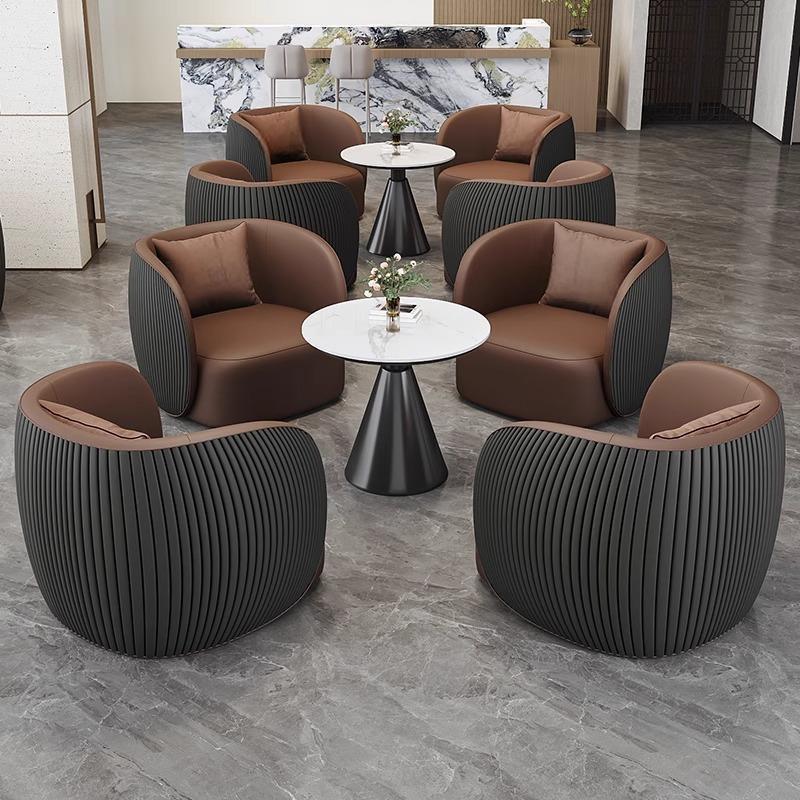 4s store negotiation sofa cafe table and chairs beauty salon rest area casual reception room one table four chairs one table two chairs