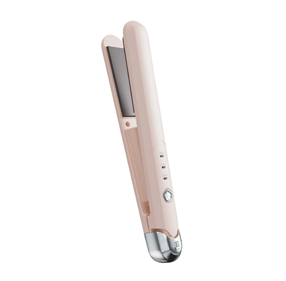 Hair straightener & curling iron 2-in-1: damage-free styling with negative ion technology. perfect for straightening, curling, and creating goddess-grade styles. cordless, portable, and ideal for dorm use