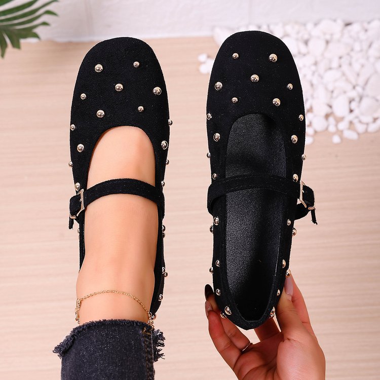 spring/autumn new arrivals: women's flat shoes for cross-border e-commerce, plus sizes available. 0.5cm heel height difference. wholesale options available. dropshipping to  and