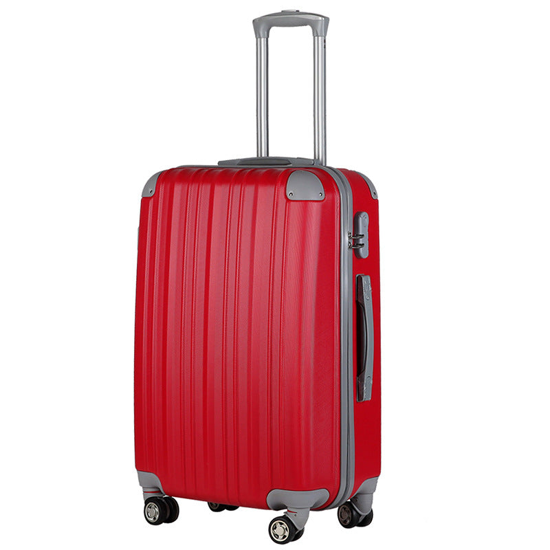 Cross-border 2025 new abs thickened trolley case, dustproof and strong travel boarding case, thickened universal wheel password box