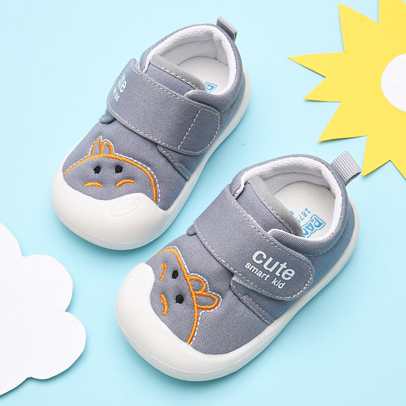 autumn collection: new fall toddler shoes for baby girls (0-1-3 years) - fabric spring/autumn first walker shoes for baby boys