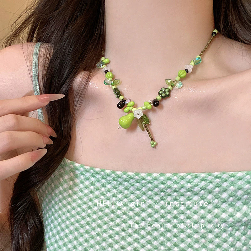 2025 hot-selling beaded butterfly necklace for women - versatile, unique, elegant pearl choker - trendy vintage style accessories